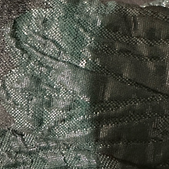trina turk rn93418 Metallic Green And Black pants Size 4 - Picture 5 of 8